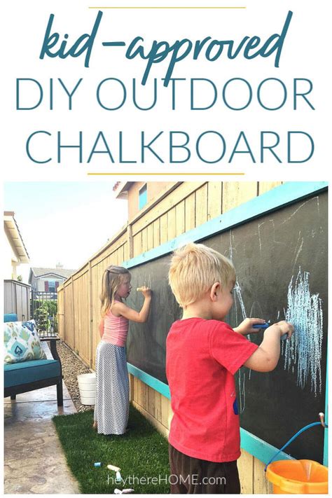 How To Make An Outdoor Chalkboard Hey There Home