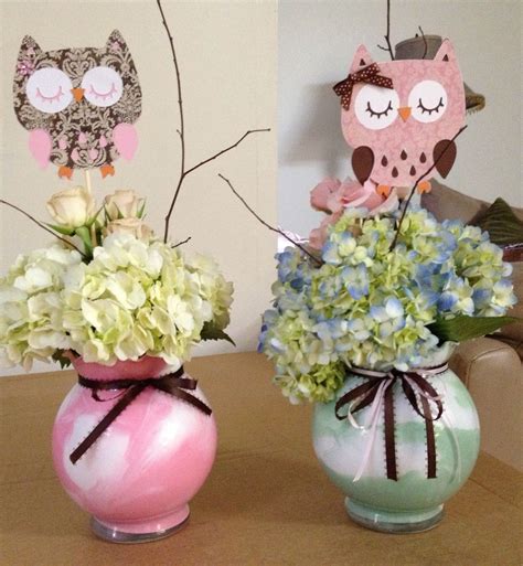 With this collection of baby shower invitations, owl party decorations, tableware, party favors, and more, your owl baby shower is ready to take flight! Pin by Jo Medina on Center pieces, decor, scrapbook ...