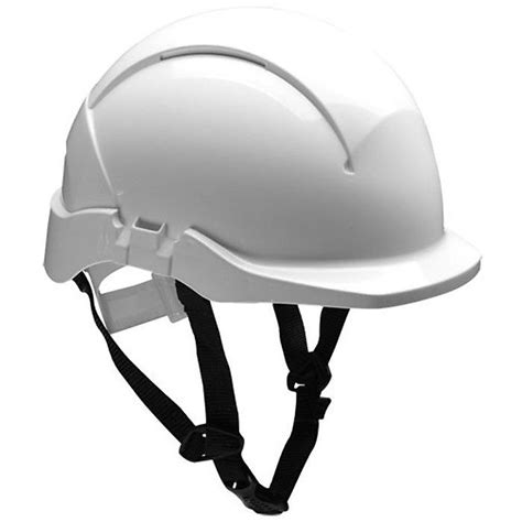 Concept Linesman Safety Helmet 4 Point Harness Cw Reduced Peak White