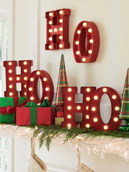 Ho Ho Ho Marquee Letters Indoor Holiday Lights Solutions