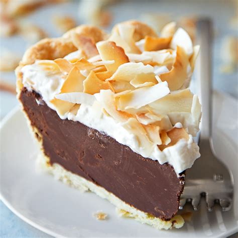 Next to the tart fruitiness of apple pie and the heavy goodness of pecan pie, it's easy for me to walk right past the pumpkin version and never think twice. Chocolate Coconut Cream Pie - Life Made Simple