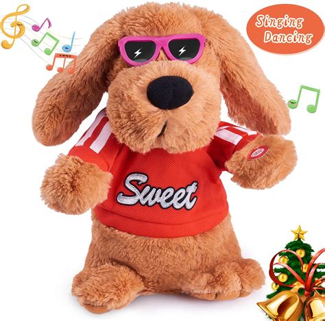 Musical Dancing Singing Electronic Dog Plush Stuffed Animal