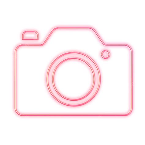 Simple Camera Clipart Transparent Png Hd Simple Neon Camera Icon