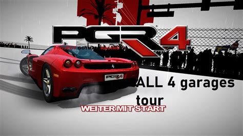 Pgr 4 All Garages Project Gotham Racing 4 Xbox 360 Youtube