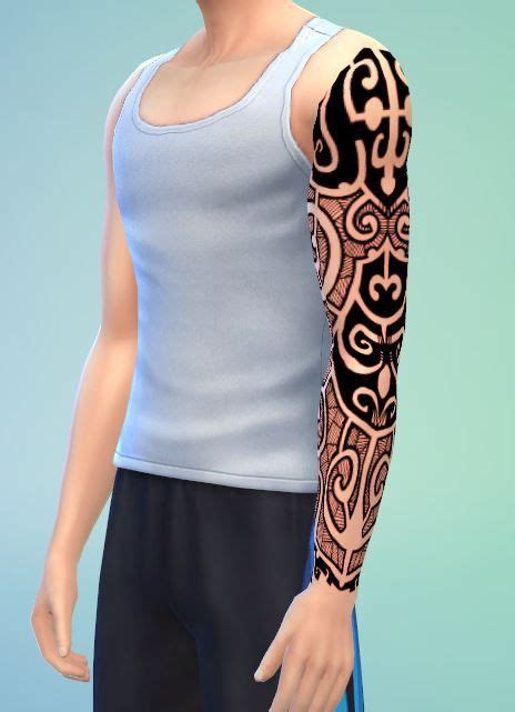 Sims 4 Neck Tattoo Posted By Sarah Peltier