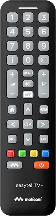 Meliconi Easytel TV Universal TV Remote Control Also Controls The
