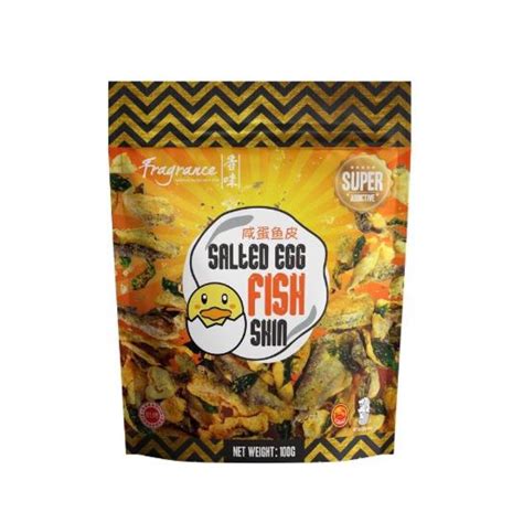Be pleasantly surprised by bits of actual salted egg yolk as you rapidly. Salted Egg Fish Skin (70g) - Singapore Food United