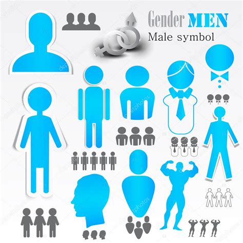 Manly Symbols Symbols Of The Male Sex Vector Set — Stock Vector © Boroboro 9137538