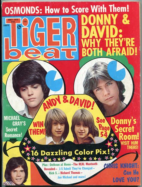Tiger Beat Magazine May 1973 Donny Osmond Andy Williams David