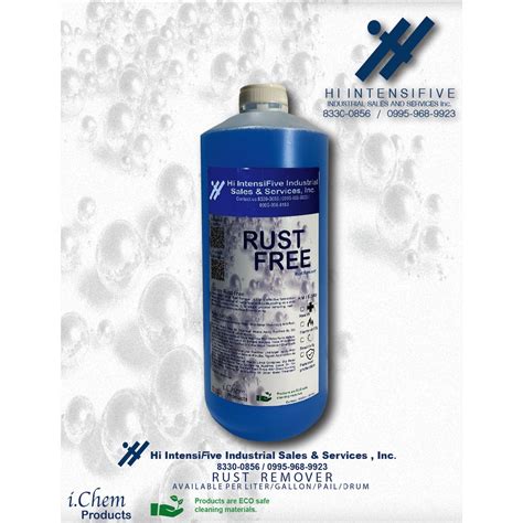 Rust Remover 1 Liter Rust Stain Remover Rust Cleaner Anti Rust