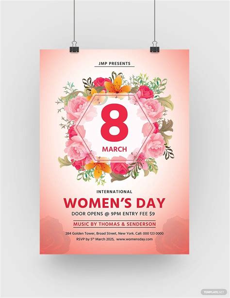 free womens day poster templates and examples edit online and download