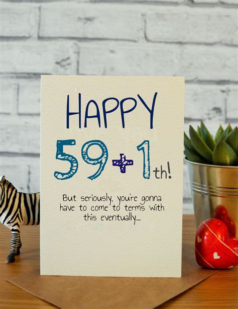 30 of the best 30th birthday gift ideas for him (ideas for her as well!). 59+1th! | Husband birthday card, Birthday cards for him ...