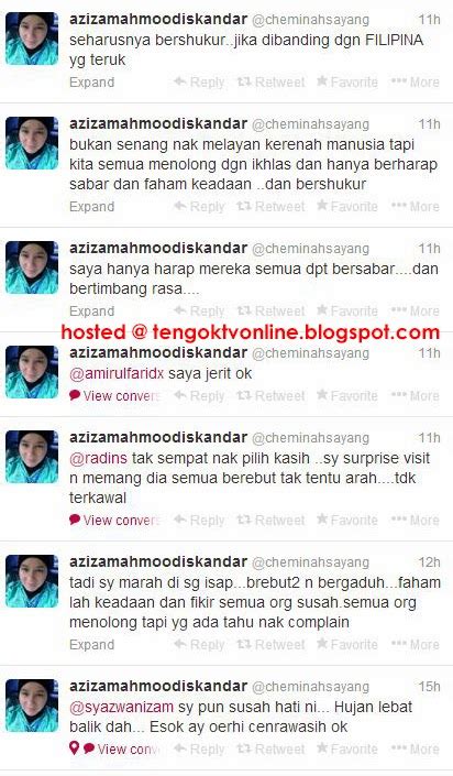Tengku ahmad ismail muadzam shah. Tengku Puan Pahang tegur mangsa banjir minta beri ...