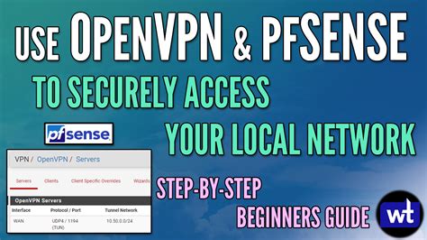 How To Set Up OpenVPN On PfSense Server Client In