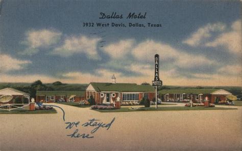 Dallas Motel Texas Postcard
