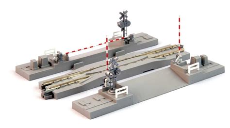 Kato N Scale Crossing Gate And Rerailer Track