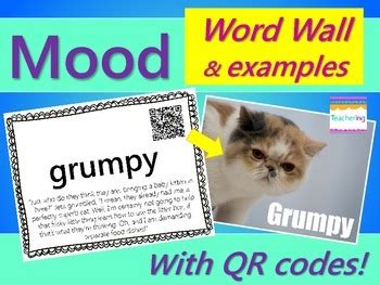 Identifying the mood of a piece automatically would be extremely useful for sorting large. Mood Word Wall {with QR Codes & Example Passages} by ...
