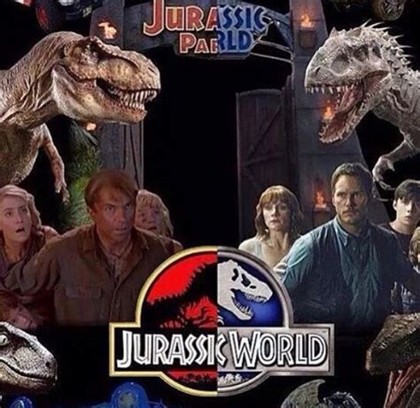 Jurassic Park Vs Jurassic World Jurassic Park Movie Jurassic Park Jurassic World Dinosaurs