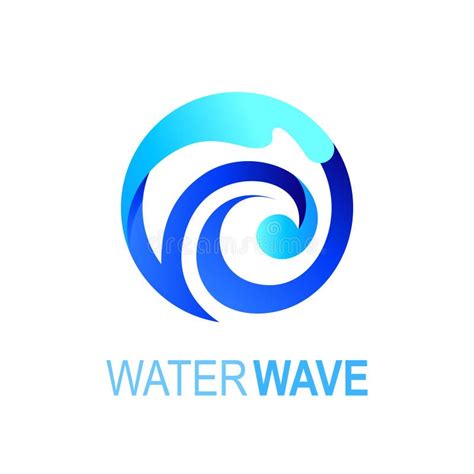 Wave Logo Ocean Wave Logo Design Inspiration Stock Vector