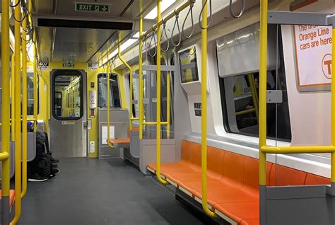 Orange You Happy About The New Mbta Subway Cars These Riders Are