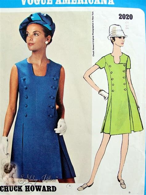 1960s Vogue Americana 2020 Vintage Sewing Pattern