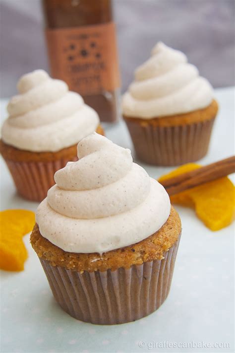 This will, however, require a bit of extra work, as you'll need to peel and slice them. Peach Cupcakes with Creamy Cinnamon Frosting |Giraffes Can ...