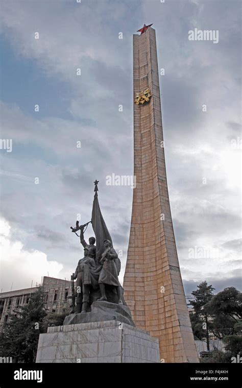 Monument To The Derg Communist Military Junta Led By Mengitsu Haile