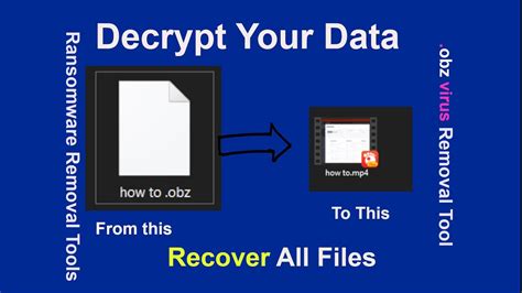 Obz Ransomware Decryption Removal And Lost Files Recovery Obz