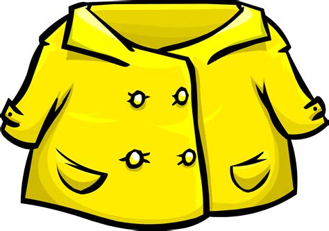 Overcoat trench coat designer dress, pink coat winter wear png clipart. Image - Yellow Raincoat.png | Club Penguin Wiki | FANDOM ...