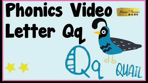 Phonics Letter Q Lesson Say Read Write Sing Find The Letter Q Q