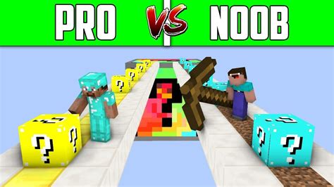 Minecraft Noob Vs Pro Epic Lucky Block Race Challenge In Minecraft