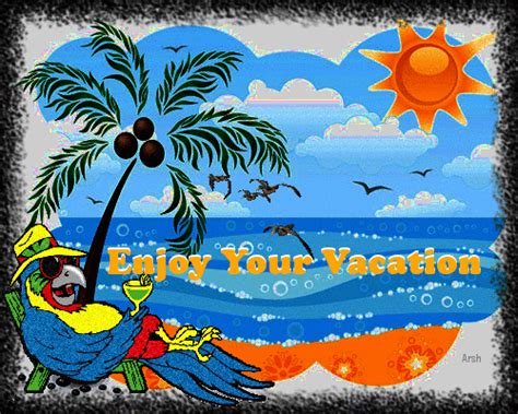 Enjoy Your Vacation Funny Clip Art Library