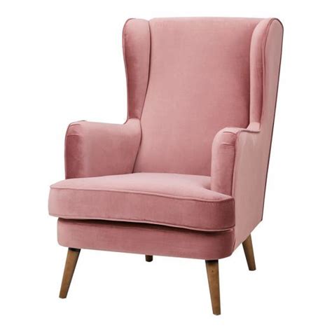 Browse our extensive range of pink armchairs on made.com. Melina Wing Chair Dusky Pink Velvet - Armchairs - Sofas ...