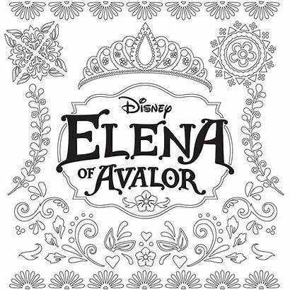 Elena Avalor Coloring Disney Princess Pages Chanel