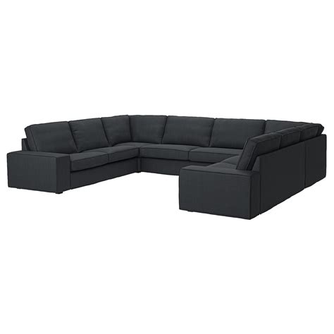 Kivik U Shaped Sofa 7 Seat Tresund Anthracite Ikea