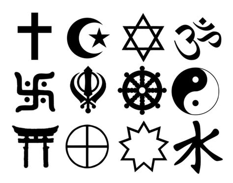 Symbols Of The Main Religions In The World Purposegames
