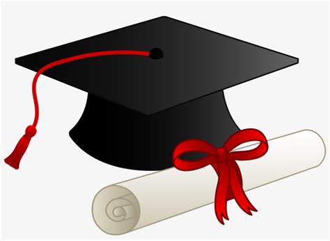 High School Cap And Gown Graduation Clipart Free Transparent Png