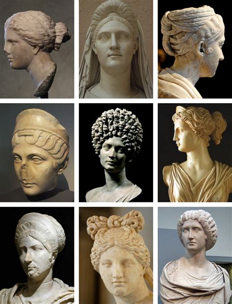 Hairstyles Of Ancient Rome Roman History Roman Sculpture Ancient Rome