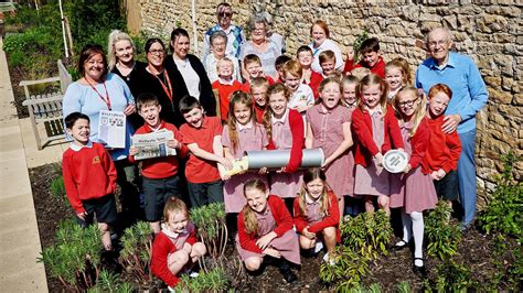 School Children Bury Time Capsule At Wetherby Retirement Development