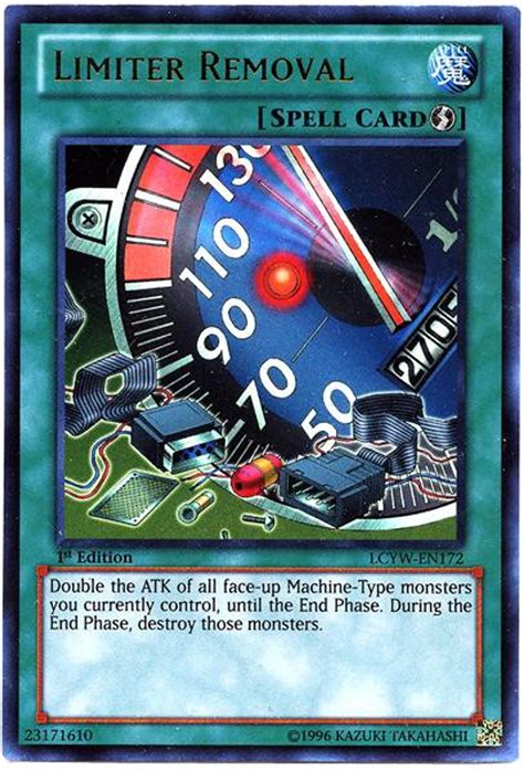 Yugioh Legendary Collection 3 Single Card Ultra Rare Limiter Removal