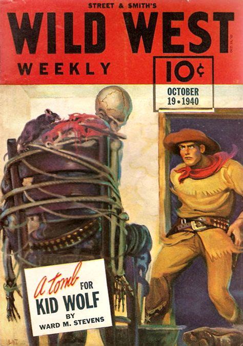 Wild West Weekly Oct 19th 1940 Lawrence Toney Ca Comic Book Cover