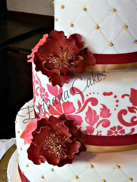 Indian Themed Wedding Cake Cake By Erivana Cakesdecor
