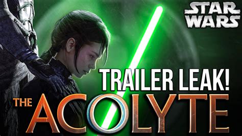 Huge The Acolyte Trailer Leak Star Wars Breakdown Youtube