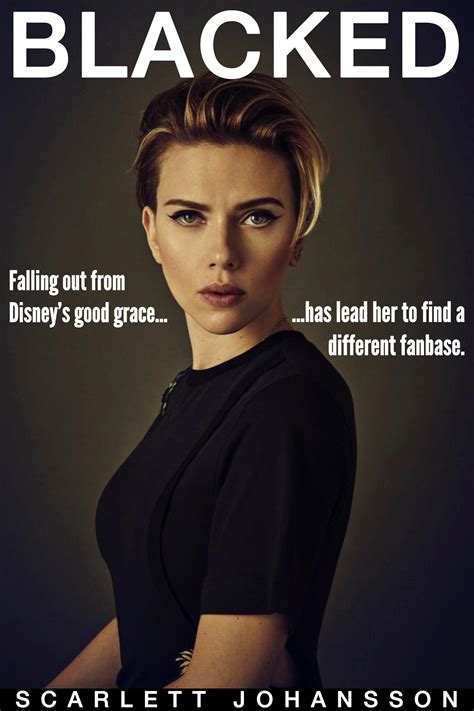 Scarlett Johansson On Blacked Rblackedfantasy