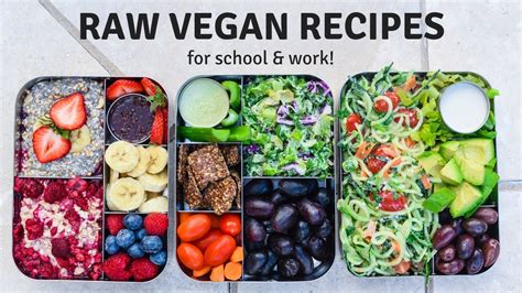 RAW VEGAN MEAL PREP RECIPES 陋 healthy easy ideas Recipe Learn