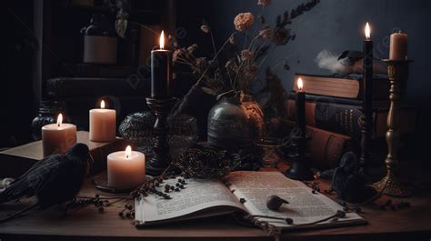 Witches And Candles On A Table Background Witchy Aesthetic Picture Aesthetic Abstract