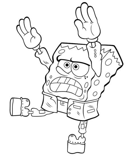 You can easily print or download them at your convenience. SpongeBob SquarePants Halloween Coloring Page in 2020 ...