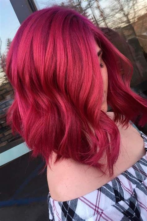 You can do a single process using permanent dye on virgin brunette hair and it would pick up the color. Upgrade Your Short Red Hair | Short red hair, Hair color ...