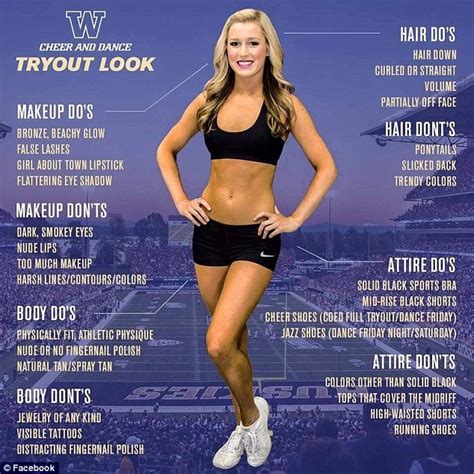 University Of Washington Cheerleaders Spark Outrage With Poster Of Dos