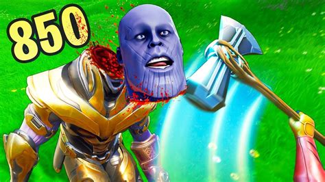 How To One Shot Thanos Fortnite Funny And Best Moments Ep464